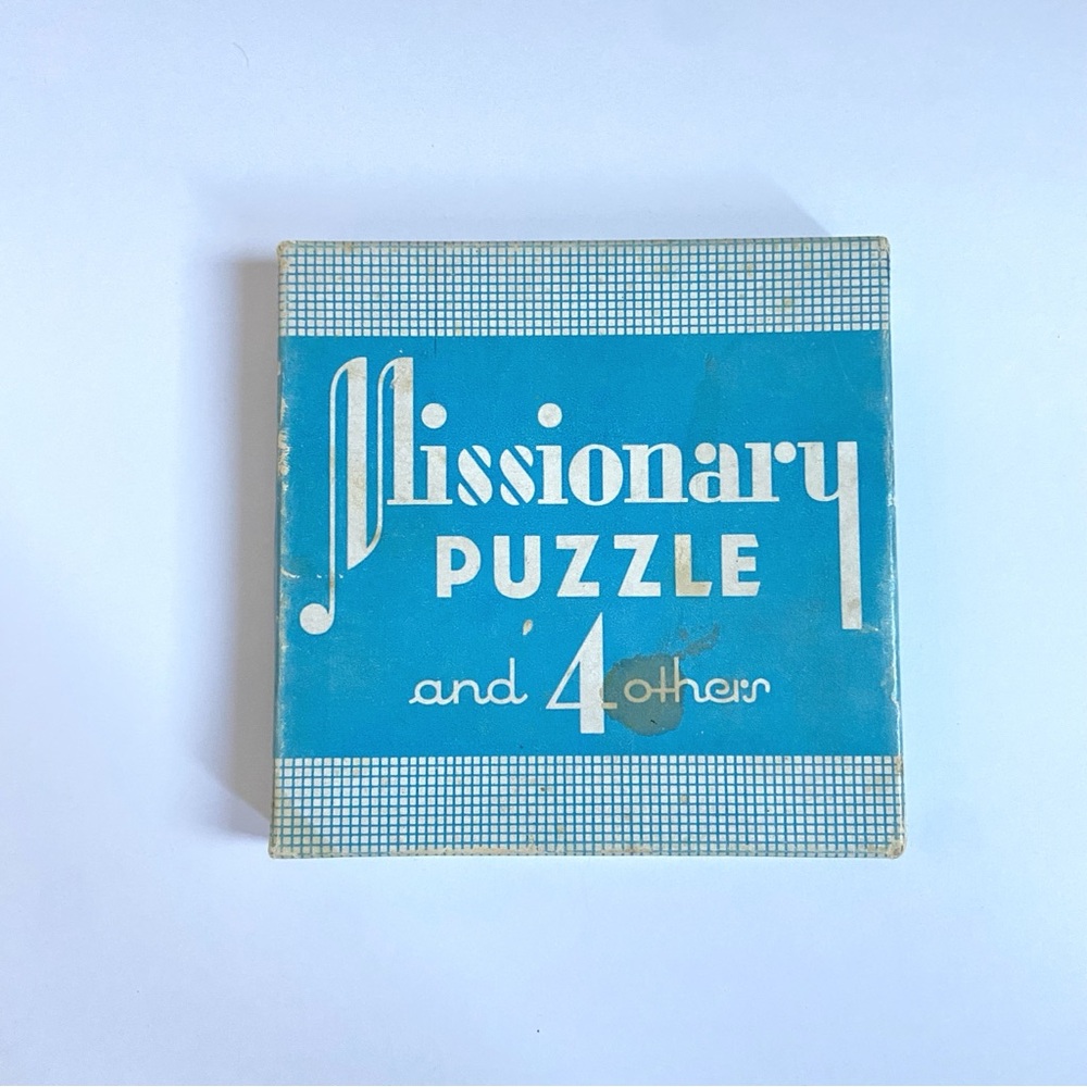 Missionary Puzzle and 4 Others Vintage Game Albany New York USA The Embossing Co - Picture 2 of 5